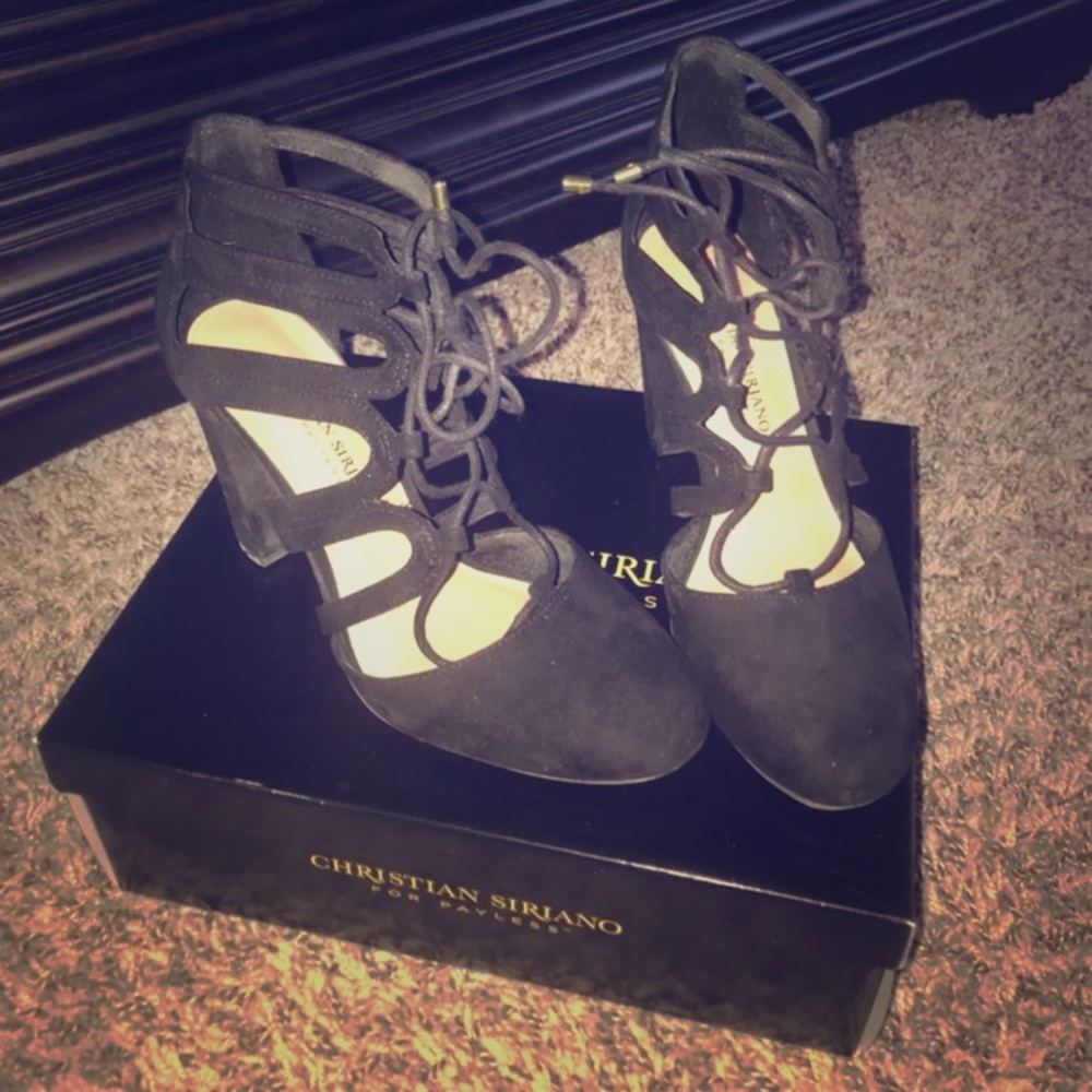 Strappy heels